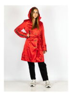 Плащ женский красный