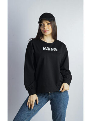 Свитшот женский черный