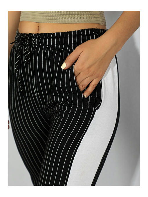 Брюки спортивные женские черно-белые — изображение 5