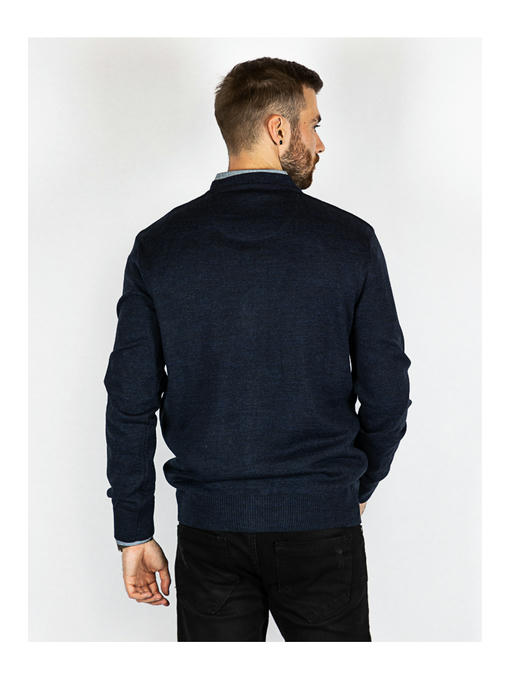 Кофта мужская темно-синяя — изображение 4