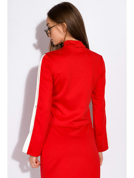 Костюм женский с разрезами на рукаве — изображение 4