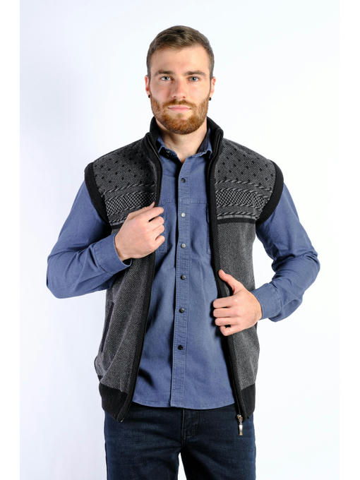 Жилетка вязаная мужская — изображение 5