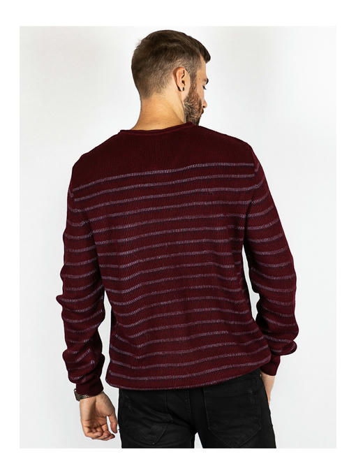 Свитер мужской бордовый — изображение 4
