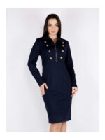 Платье темно-синее