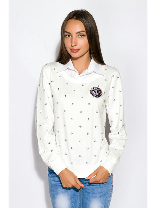 Джемпер-обманка женский