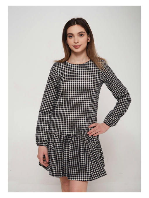 Платье женское в клетку