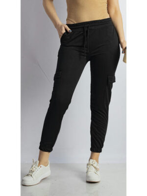 Брюки спортивные женские цвет черный