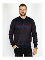 Батник мужской бордово-синий