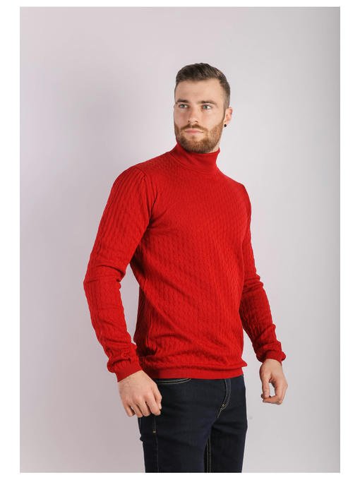 Гольф мужской красный — изображение 3