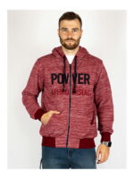 Кофта спортивная мужская коралловая