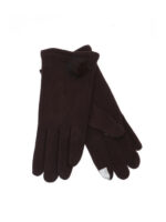 Перчатки женские шоколадные