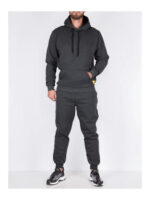 Костюм мужской темно-серый на флисе