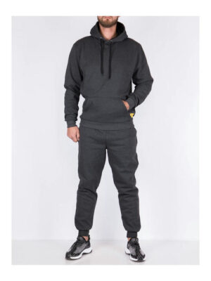 Костюм мужской темно-серый на флисе