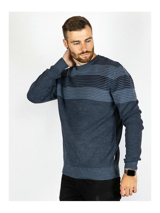 Свитер мужской цвет джинс — изображение 3