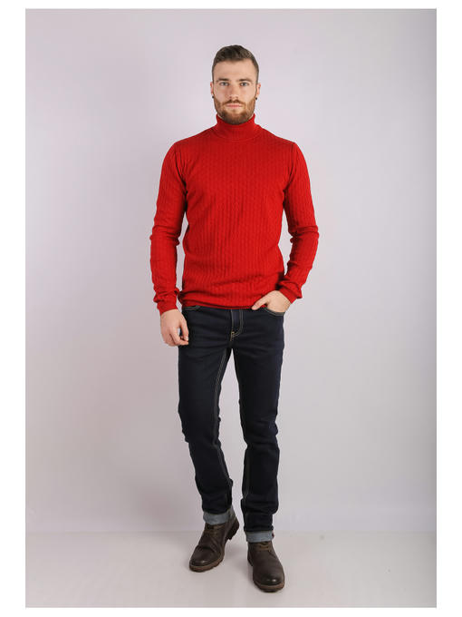 Гольф мужской красный — изображение 2