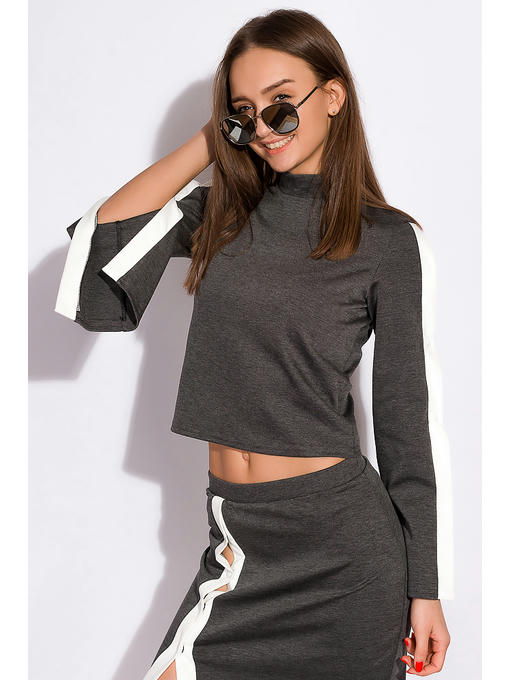 Костюм женский с разрезами на рукаве — изображение 12