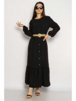 Легкое однотонное платье