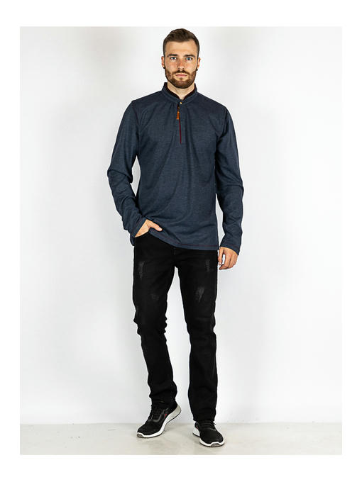 Батник мужской темно-синий — изображение 2