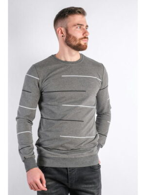 Свитшот серый мужской