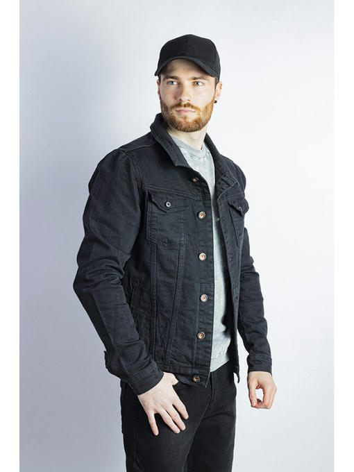 Куртка мужская черная — изображение 4