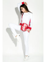 Костюм женский со змейкой на спине