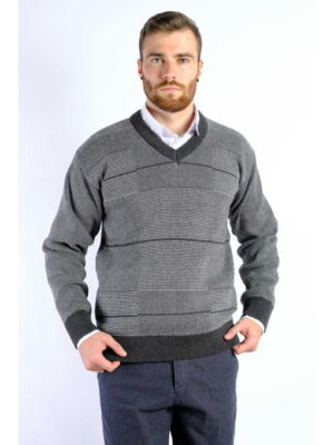 Пуловер мужской батал