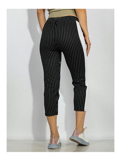 Брюки спортивные женские черно-белые — изображение 4