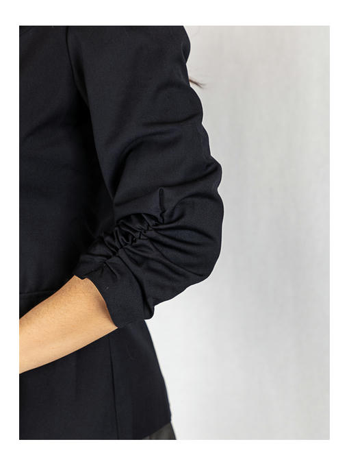 Пиджак женский темно-синий — изображение 5