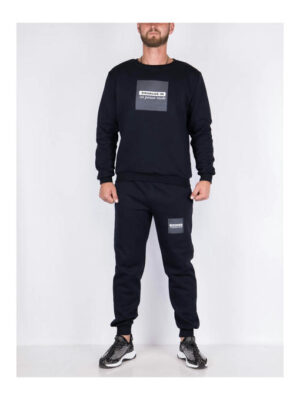 Костюм мужской темно-синий на флисе