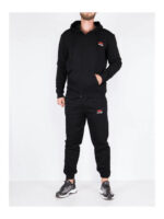 Костюм мужской черный на флисе