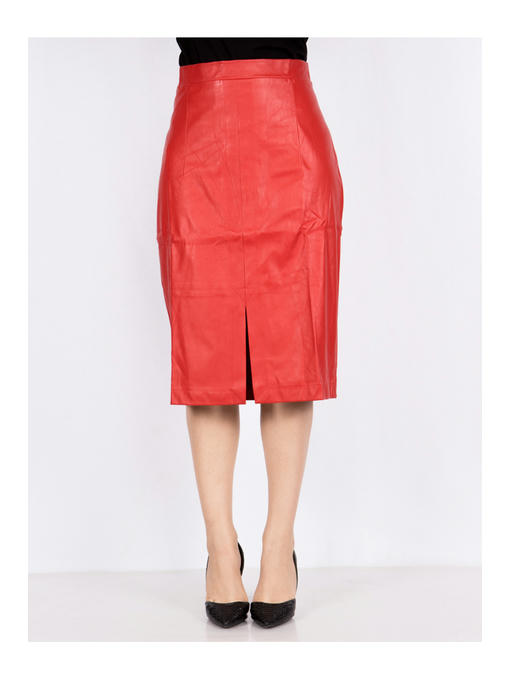 Юбка красная