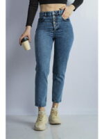 Джинсы женские синяя варенка