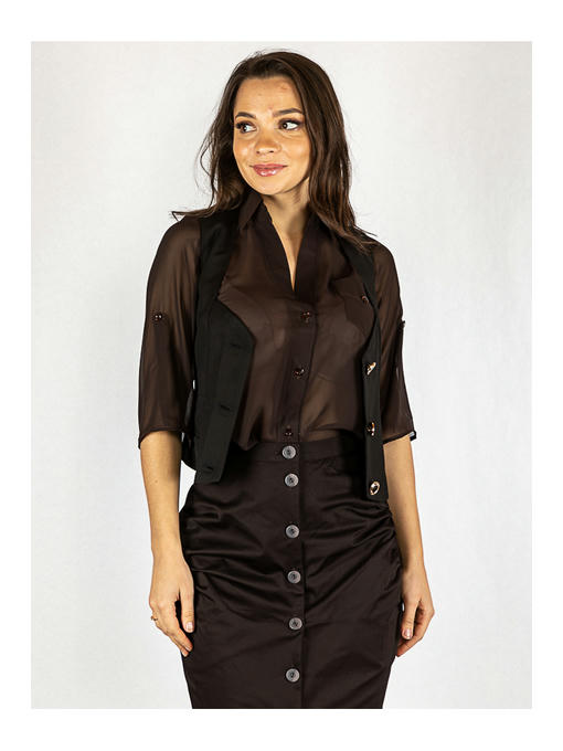 Жилет женский черный