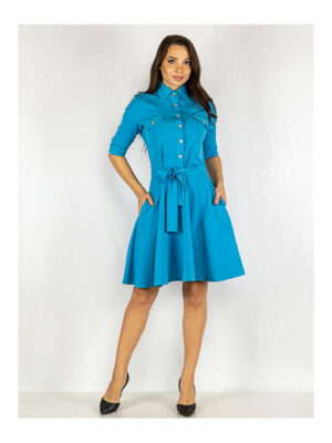 Платье голубое