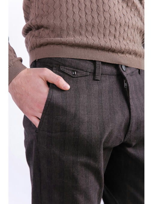 Брюки мужские коричневые — изображение 5