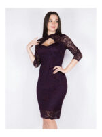 Платье сливовое