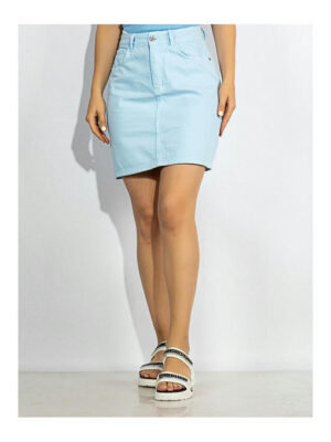 Юбка голубая