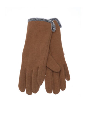 Перчатки женские бежевые