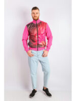 Кофта мужская розовая