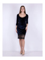 Платье темно-синее