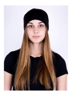 Шапка женская черная