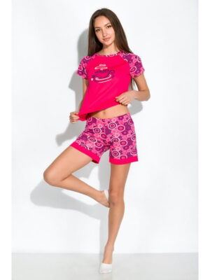 Пижама женская с рукавом реглан