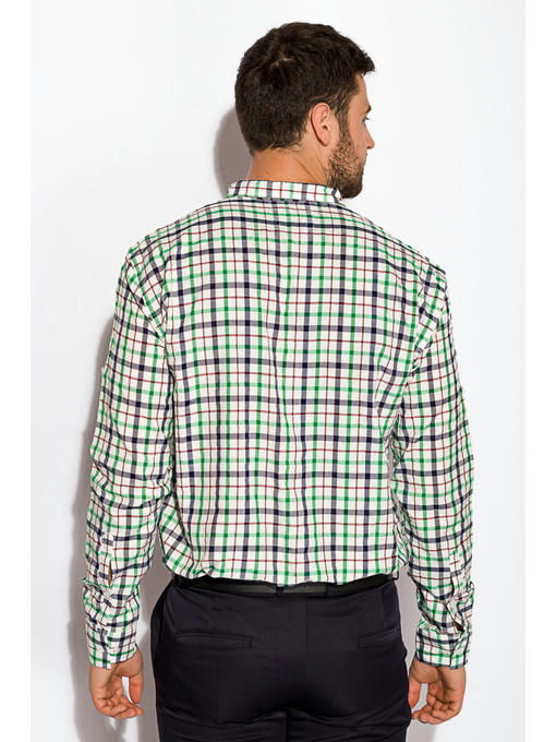 Рубашка в клетку с коротким рукавом — изображение 9