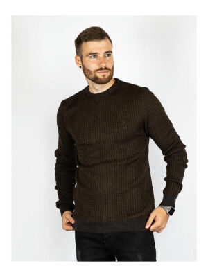 Свитер мужской темно-коричневый