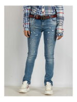 Джинсы женские голубые