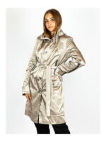 Плащ женский стальной