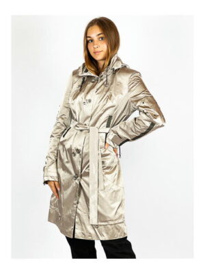 Плащ женский стальной