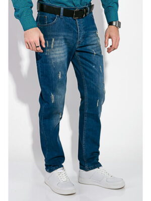 Джинсы мужские с царапками