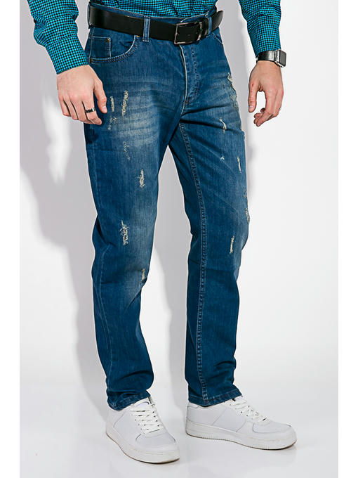Джинсы мужские с царапками