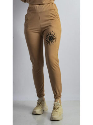 Брюки спортивные женские бежевые